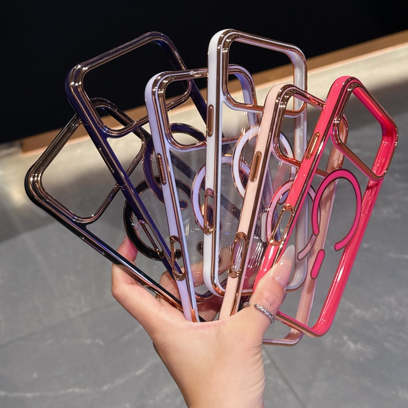 Camera Lens Protector - Luxe Plating Kleur Voor Magsafe Draadloos