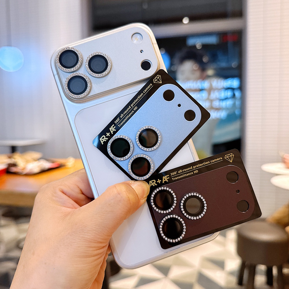 Camera Lens Protector - Luxe diamanten glinsterende cameralensbeschermer voor iPhone